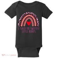 I Teach The Sweetest Little Hearts Baby Bodysuit thumb 0