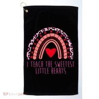 I Teach The Sweetest Little Hearts Golf Towel thumb 0