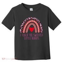 I Teach The Sweetest Little Hearts Toddler T-Shirt thumb 0