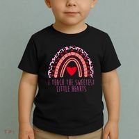 I Teach The Sweetest Little Hearts Toddler T-Shirt thumb 2