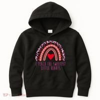 I Teach The Sweetest Little Hearts Kids Hoodie thumb 0