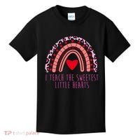 I Teach The Sweetest Little Hearts Kids T-Shirt thumb 0
