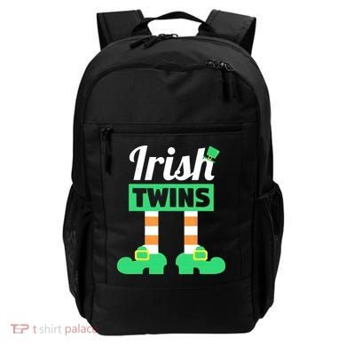 Irish Twins Tee Funny Matching St Patricks Day Twins Backpack