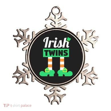 Irish Twins Tee Funny Matching St Patricks Day Twins Ornament