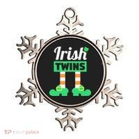 Irish Twins Tee Funny Matching St Patricks Day Twins Ornament thumb 0