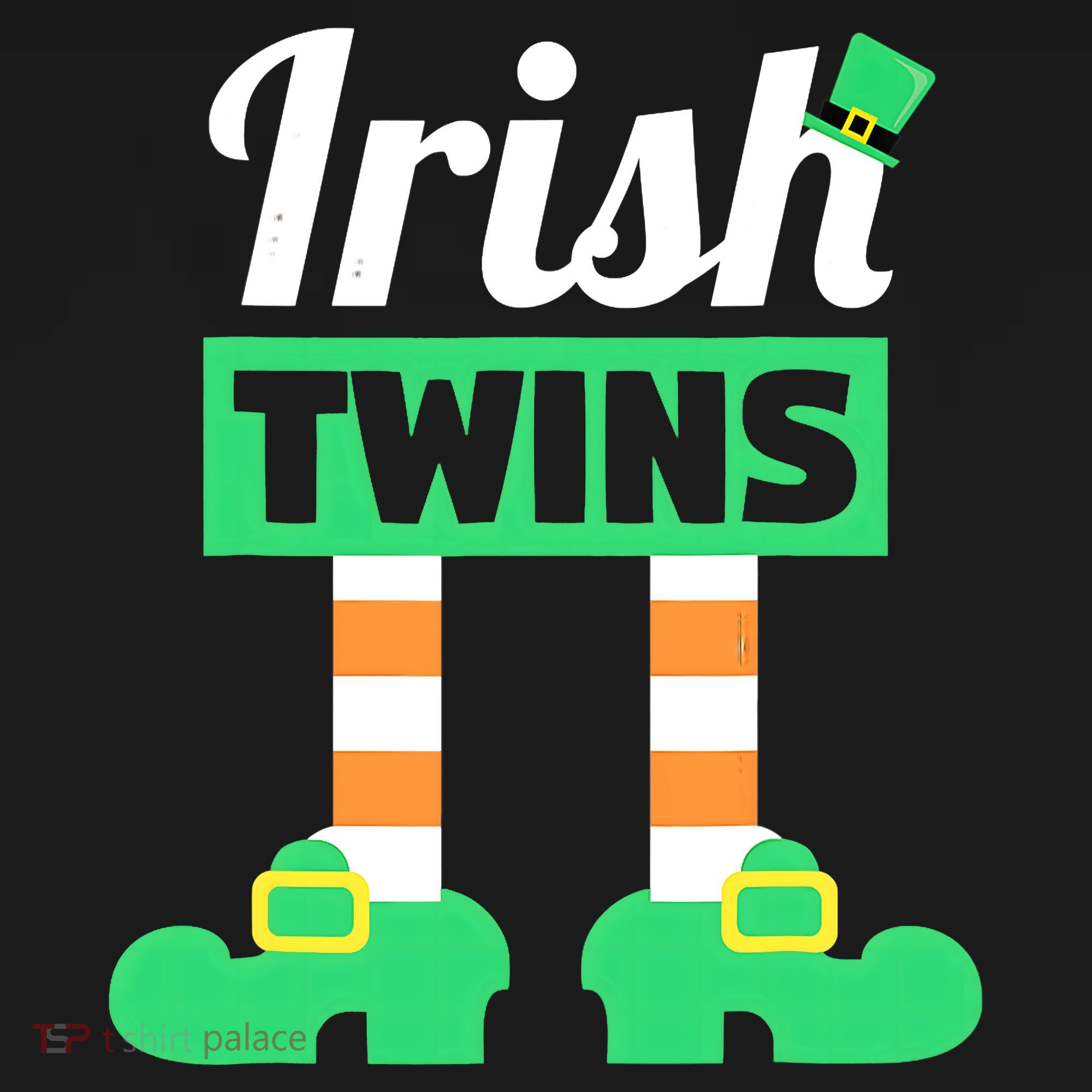 Irish Twins Tee Funny Matching St Patricks Day Twins Ornament