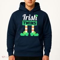 Irish Twins Tee Funny Matching St Patricks Day Twins Hoodie thumb 2