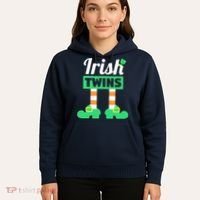 Irish Twins Tee Funny Matching St Patricks Day Twins Hoodie thumb 5
