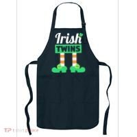 Irish Twins Tee Funny Matching St Patricks Day Twins Apron thumb 0