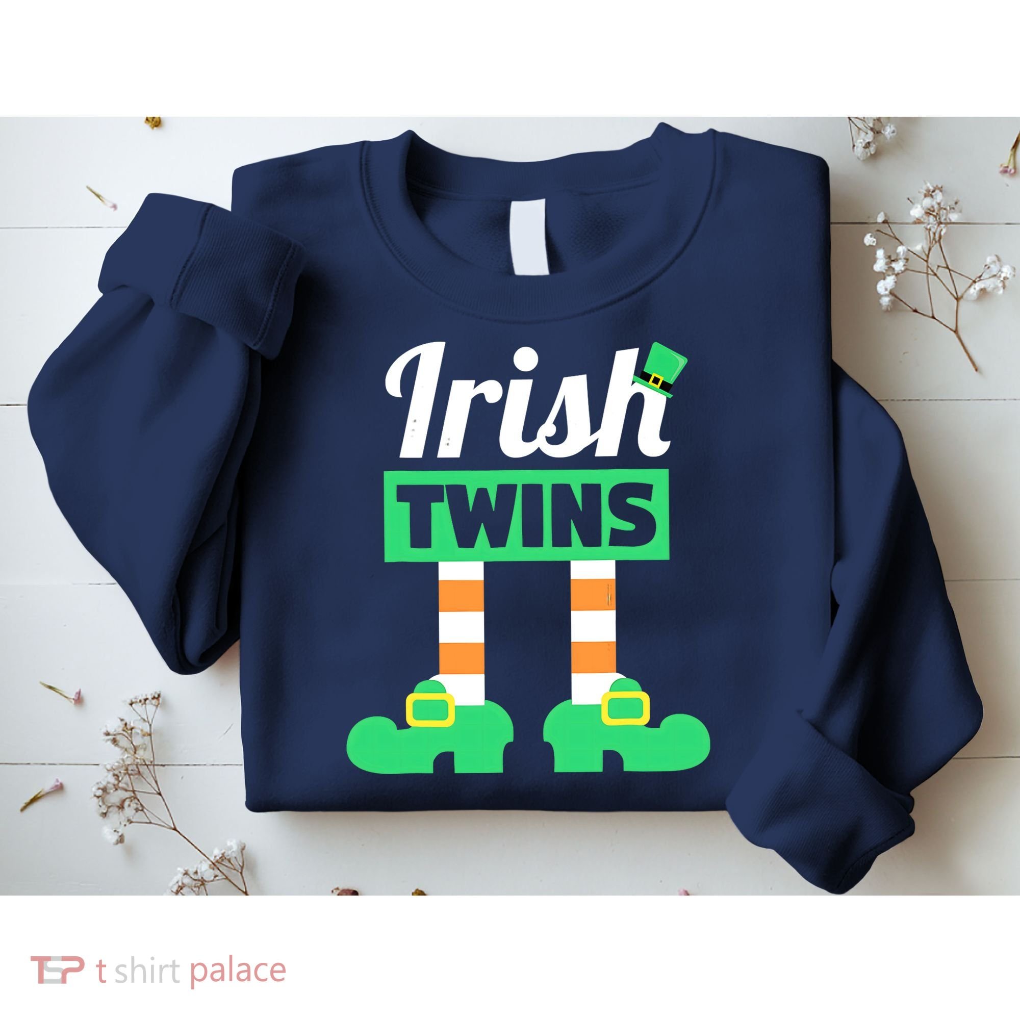 Irish Twins Tee Funny Matching St Patricks Day Twins Sweatshirt