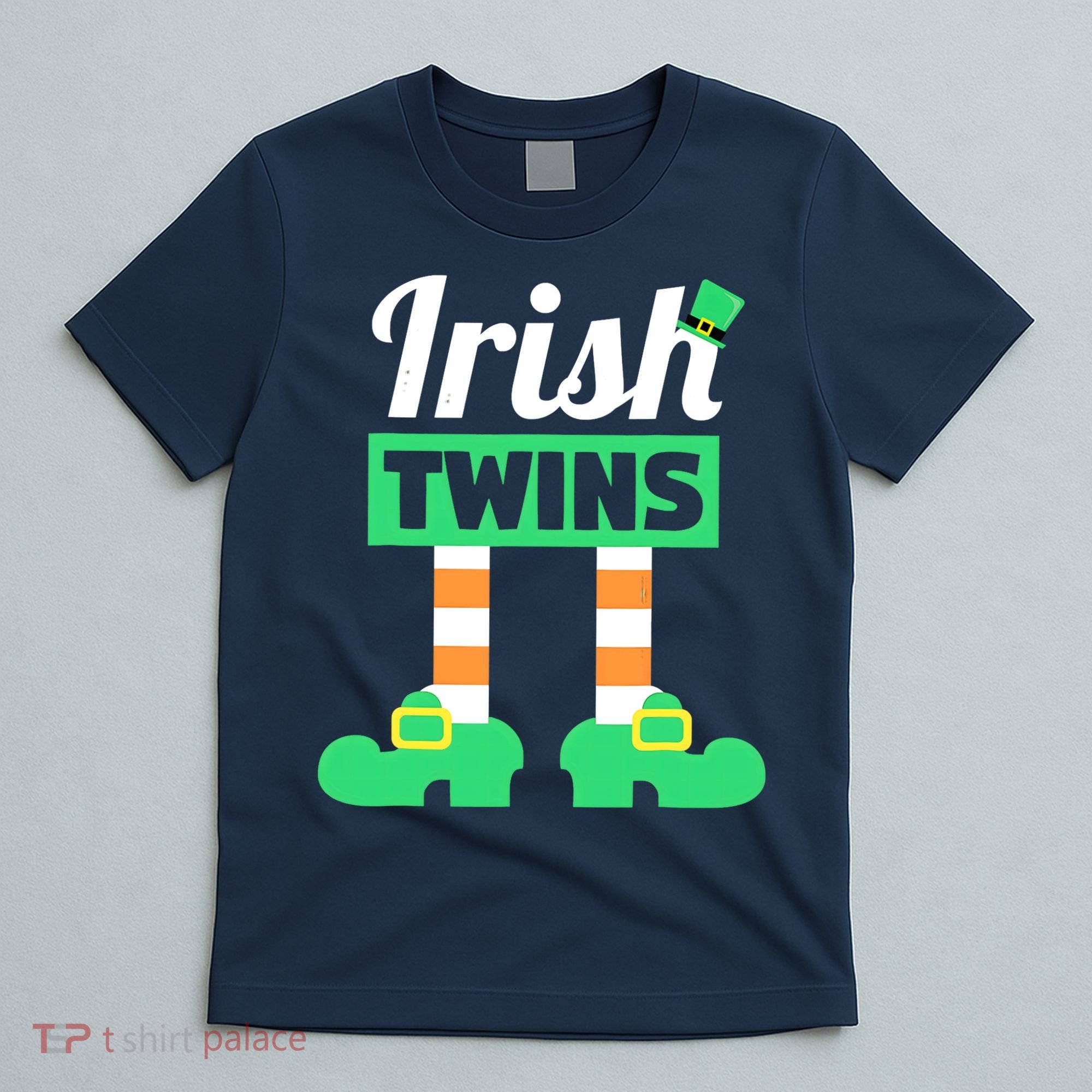 Irish Twins Tee Funny Matching St Patricks Day Twins T-Shirt