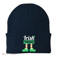 Irish Twins Tee Funny Matching St Patricks Day Twins Beanie thumb 0