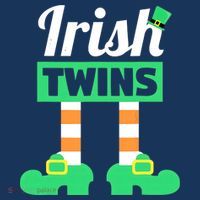 Irish Twins Tee Funny Matching St Patricks Day Twins Hat thumb 2