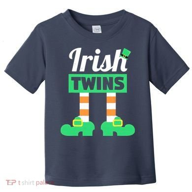Irish Twins Tee Funny Matching St Patricks Day Twins Toddler T-Shirt