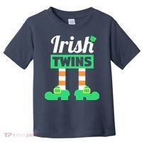 Irish Twins Tee Funny Matching St Patricks Day Twins Toddler T-Shirt thumb 0