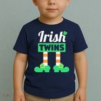 Irish Twins Tee Funny Matching St Patricks Day Twins Toddler T-Shirt thumb 2