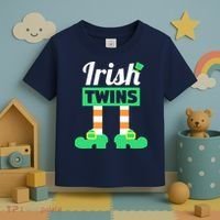 Irish Twins Tee Funny Matching St Patricks Day Twins Toddler T-Shirt thumb 3