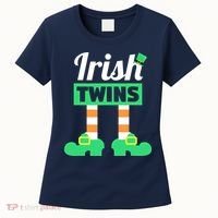 Irish Twins Tee Funny Matching St Patricks Day Twins Women's T-Shirt thumb 0