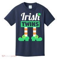 Irish Twins Tee Funny Matching St Patricks Day Twins Kids T-Shirt thumb 0