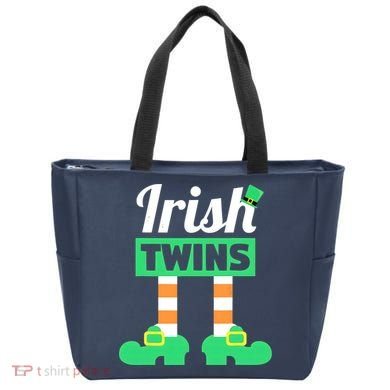 Irish Twins Tee Funny Matching St Patricks Day Twins Tote Bag