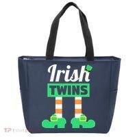Irish Twins Tee Funny Matching St Patricks Day Twins Tote Bag thumb 0