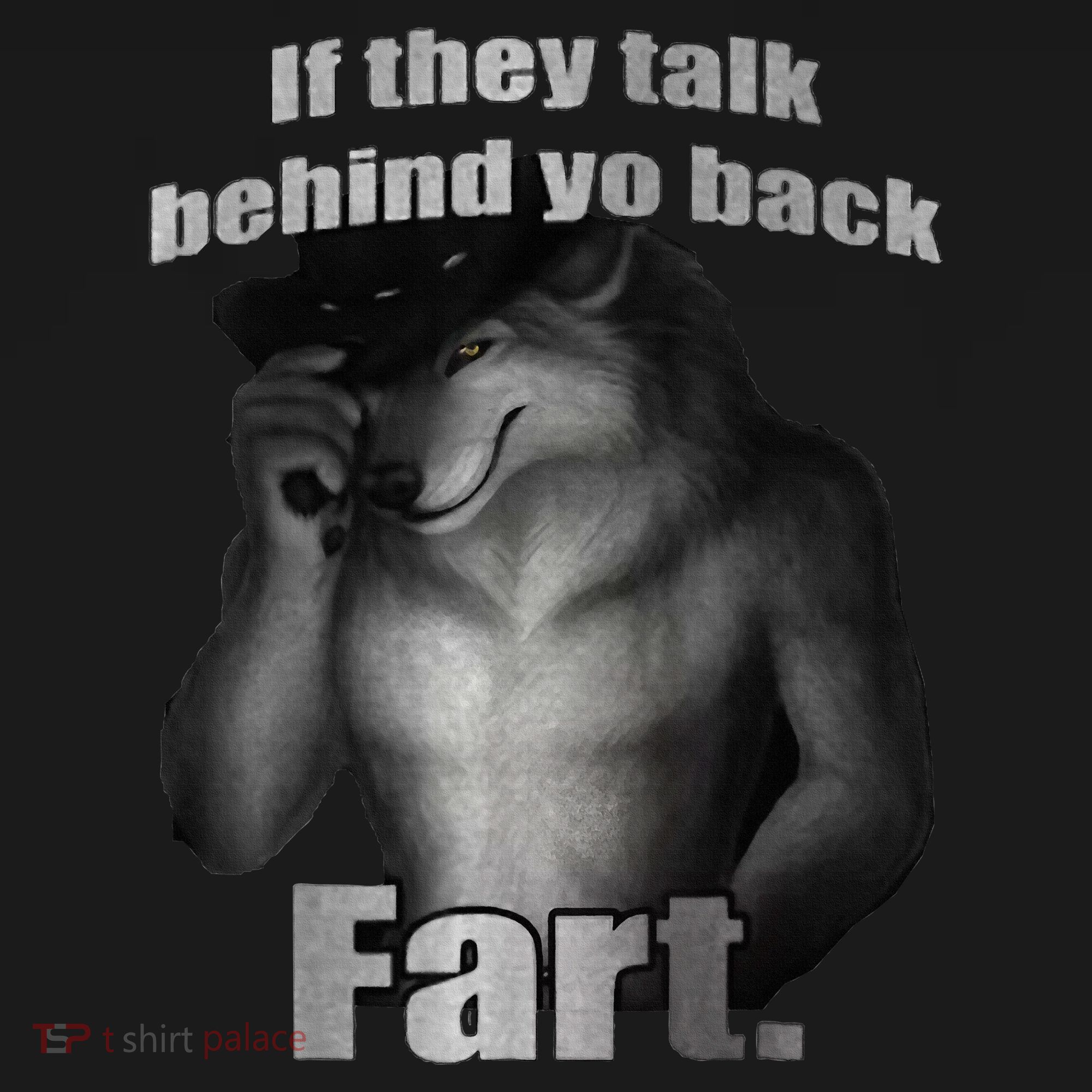 If They Talk Behind Your Back Fart USA-Made Doggie Bandana