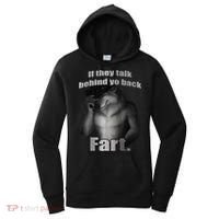If They Talk Behind Your Back Fart Women's Hoodie thumb 0
