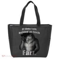 If They Talk Behind Your Back Fart Tote Bag thumb 0