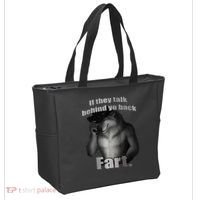 If They Talk Behind Your Back Fart Tote Bag thumb 2