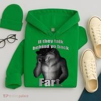 If They Talk Behind Your Back Fart Hoodie thumb 4