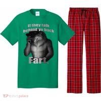 If They Talk Behind Your Back Fart Pajama Set thumb 0