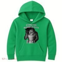 If They Talk Behind Your Back Fart Kids Hoodie thumb 0