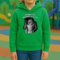 If They Talk Behind Your Back Fart Kids Hoodie thumb 3