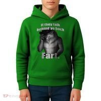 If They Talk Behind Your Back Fart Kids Hoodie thumb 4