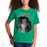 If They Talk Behind Your Back Fart Kids T-Shirt thumb 2