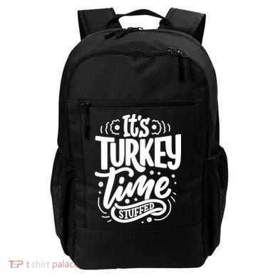 It's Turkey Time Stuffed Thanksgiving Backpack