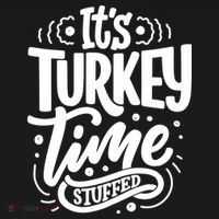 It's Turkey Time Stuffed Thanksgiving Pajama Set thumb 2