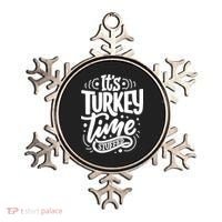 It's Turkey Time Stuffed Thanksgiving Ornament thumb 0