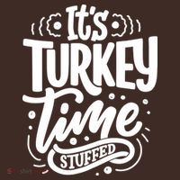 It's Turkey Time Stuffed Thanksgiving Beanie thumb 2
