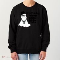 Its Tricky Tricky Tricky Ghost Boo Its Tricky Halloween Women's Sweatshirt thumb 0
