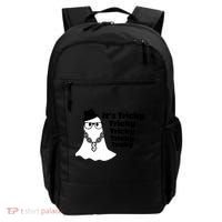 Its Tricky Tricky Tricky Ghost Boo Its Tricky Halloween Backpack thumb 0