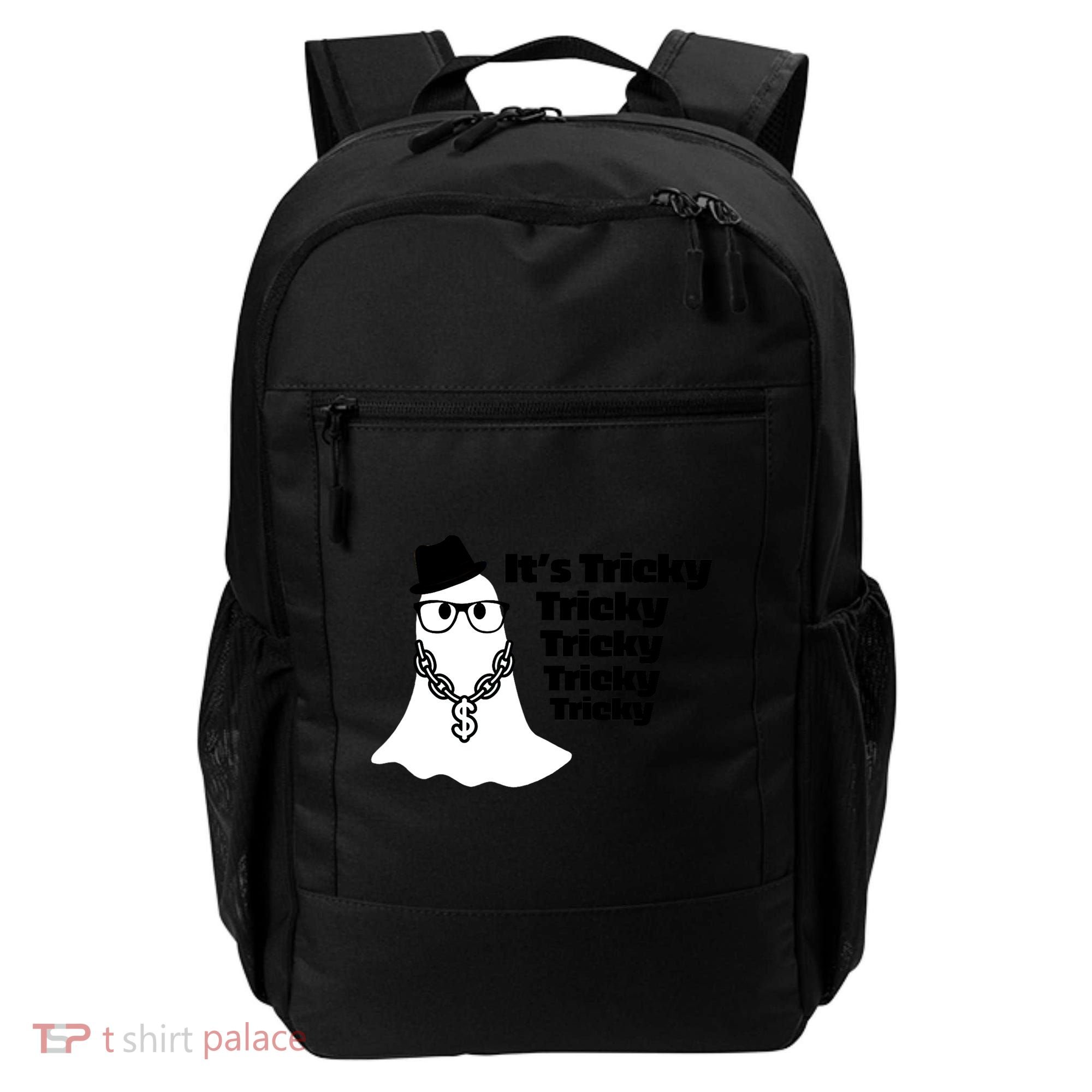 Its Tricky Tricky Tricky Ghost Boo Its Tricky Halloween Backpack