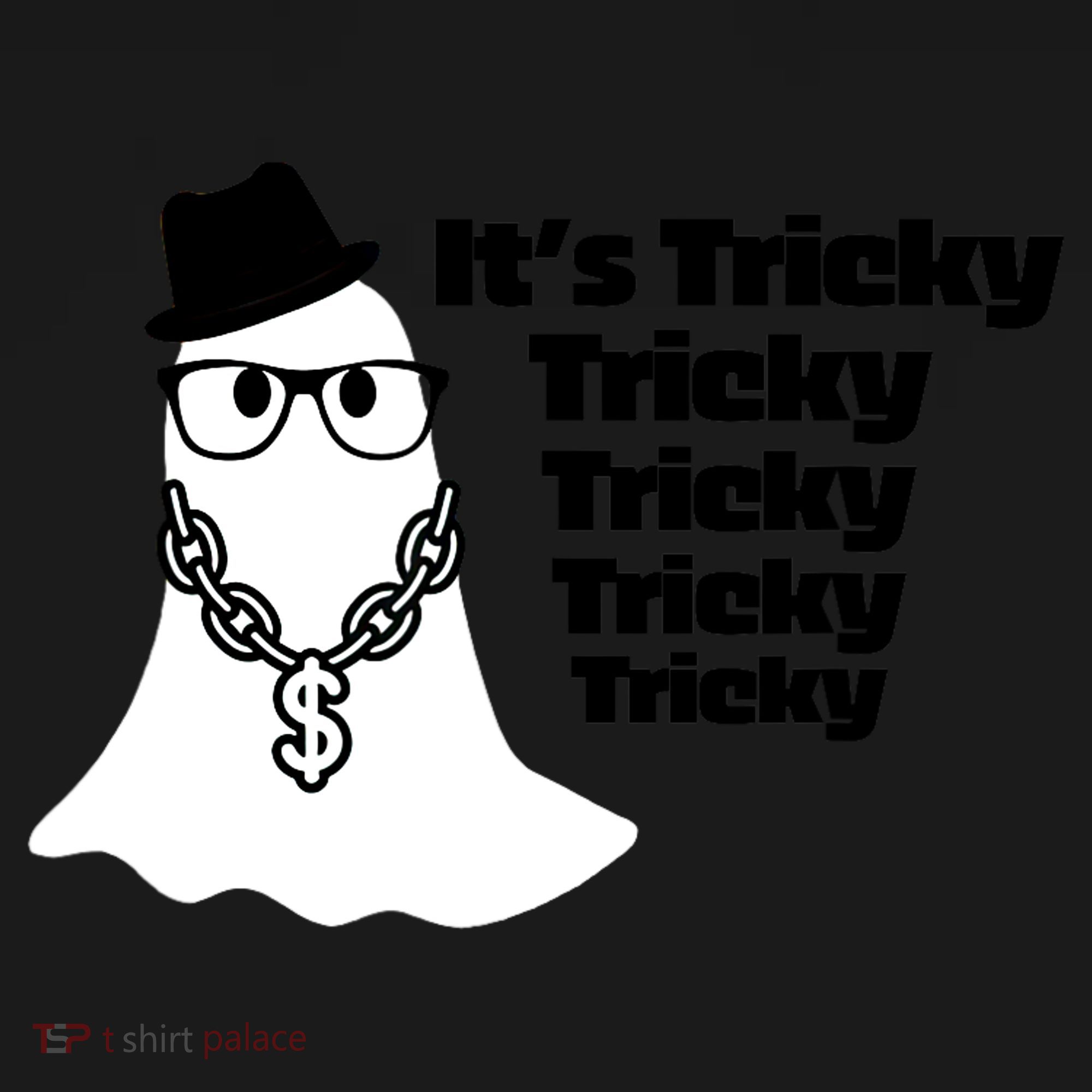 Its Tricky Tricky Tricky Ghost Boo Its Tricky Halloween Bucket Hat