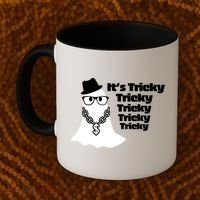 Its Tricky Tricky Tricky Ghost Boo Its Tricky Halloween Coffee Mug thumb 2