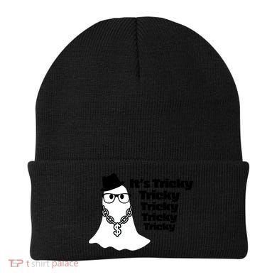 Its Tricky Tricky Tricky Ghost Boo Its Tricky Halloween Beanie