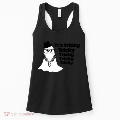 Its Tricky Tricky Tricky Ghost Boo Its Tricky Halloween Women's Tank Top