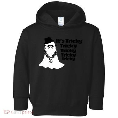 Its Tricky Tricky Tricky Ghost Boo Its Tricky Halloween Toddler Hoodie