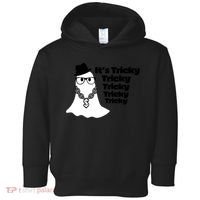 Its Tricky Tricky Tricky Ghost Boo Its Tricky Halloween Toddler Hoodie thumb 0
