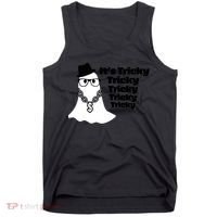 Its Tricky Tricky Tricky Ghost Boo Its Tricky Halloween Tank Top thumb 0