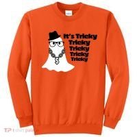 Its Tricky Tricky Tricky Ghost Boo Its Tricky Halloween Sweatshirt thumb 0